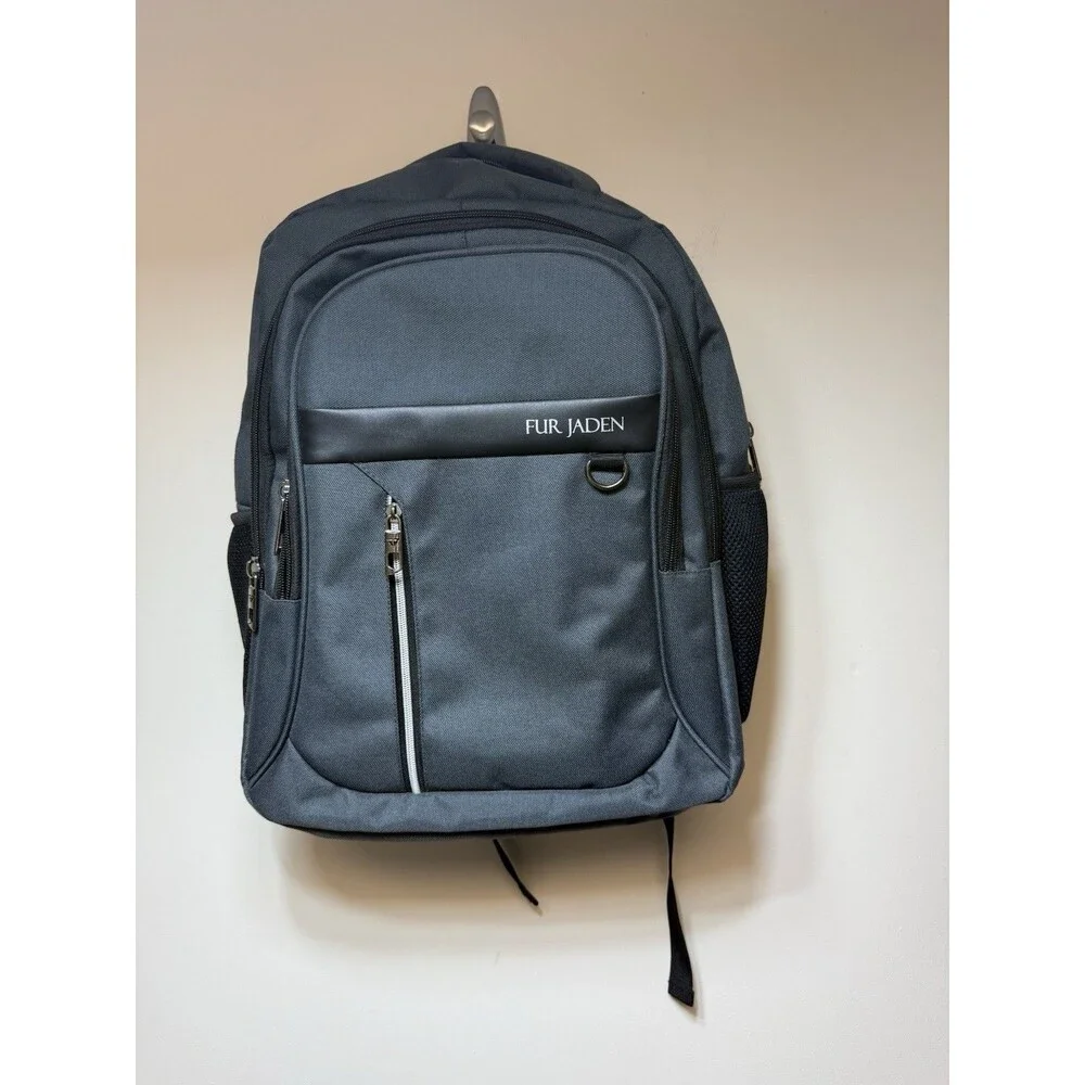 Professional Travel Backpack Fur Jaden Black